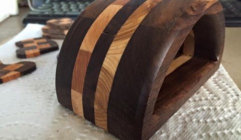 Band Saw Box of Walnut Scraps