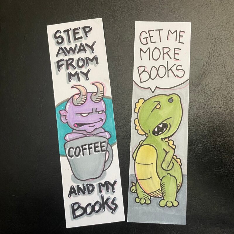 scrap paper bookmarks